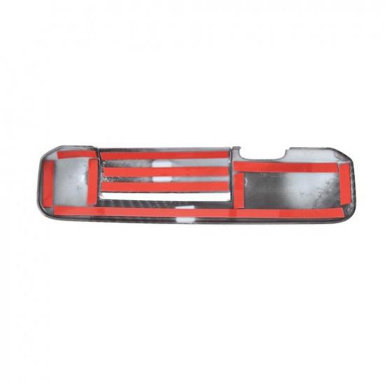 ABS Carbon Car Tailgate Handle Frame Trim Accessories For Toyota Tacoma 2006-15