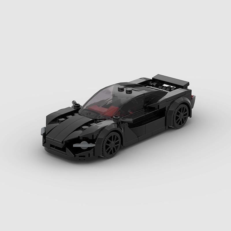 Hot Moc 765Lt City Speed Racing Car Sports Building Blocks Bricks Technique Supercar Racers Vehicles Kits Toys Gift