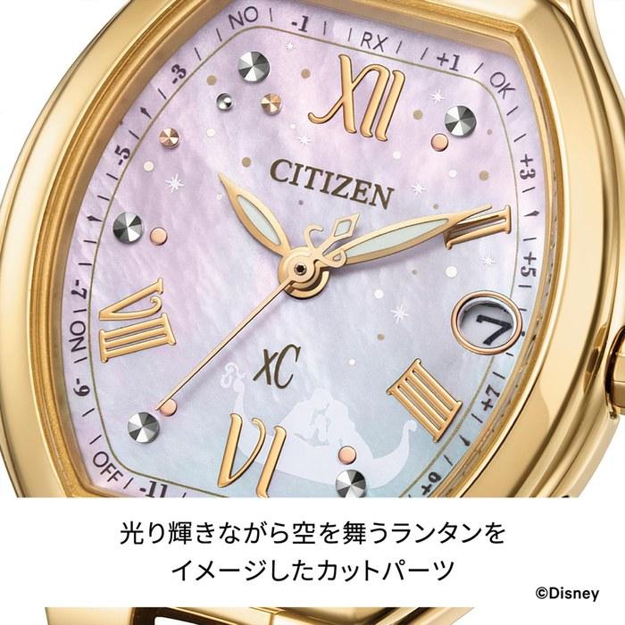 [CITIZEN] xC Disney Collection ES9363-50N (Radio Watch/Waterproof/Mother-of-Pearl) Eco-Drive Solar Gold Women's Watch