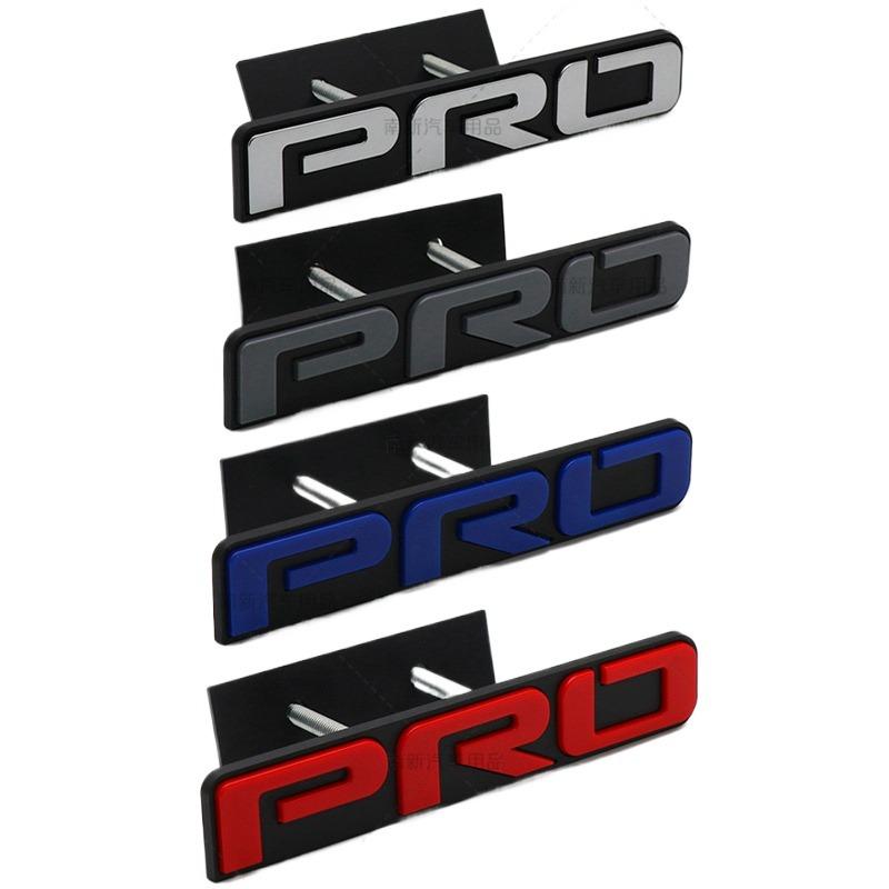 Car Front Grill Badge Grille Emblem with Bolts for TRD PRO Tundra Car
