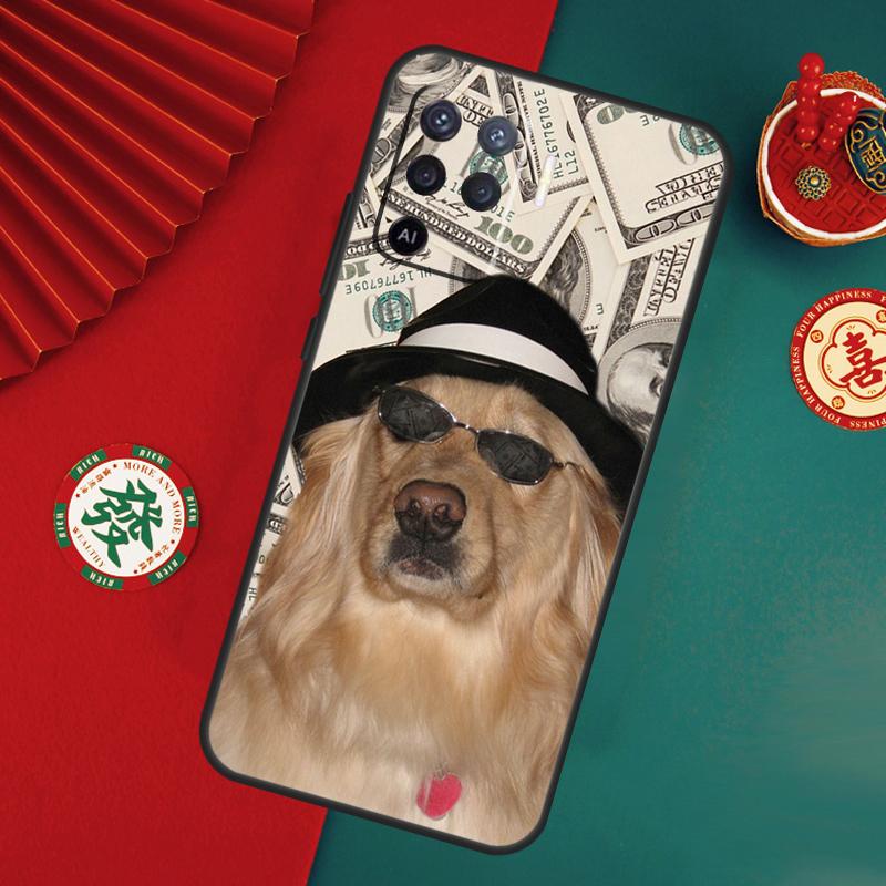 Cartoon Corgi Dog Case For Oppo A76 A16 A96 A17 A60 A40 A80 A98 A58 A78 A18 A38 A57 A74 A54 A94 A15 A5 A6 Pro