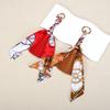 Korean Luxury Leather Bow & Tassel Charm Keychain