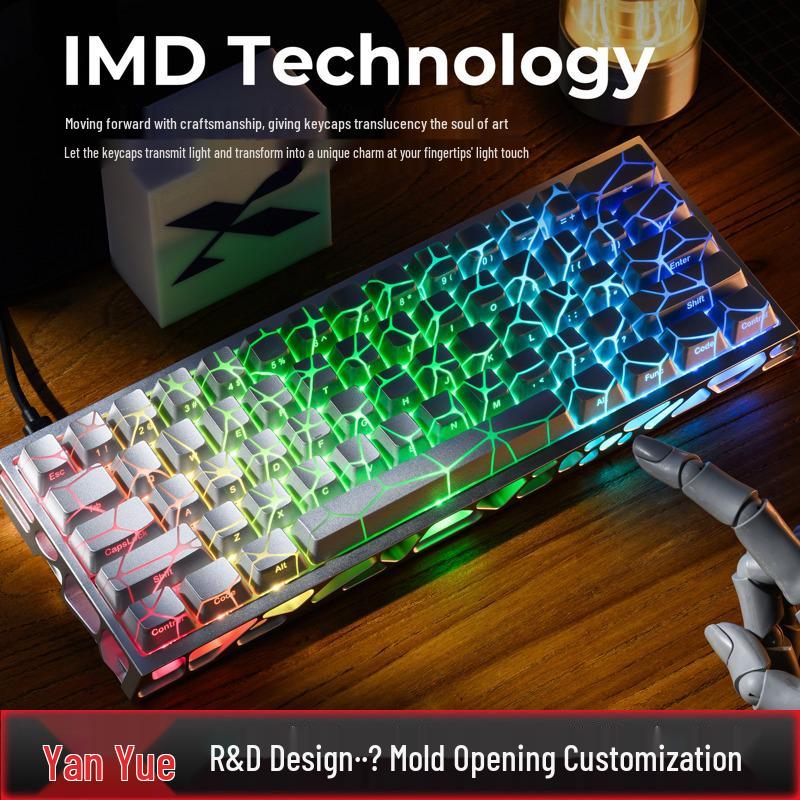 

New Aluminum Alloy Mechanical Gaming Keyboard with Magnetic Switches