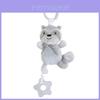 Baby Plush Car Hanging Toy With Music Teether For Newborns And Infants