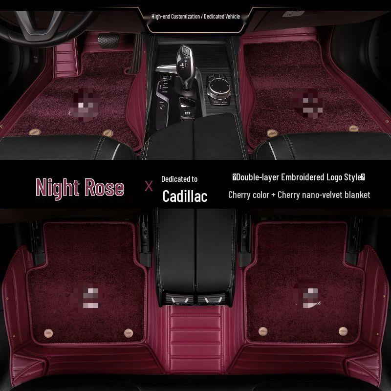 Full Coverage Floor Mats for Cadillac Models: ATSL, CT4, CT5, CT6, Lyriq, XT4, XT5, XT6, XTS, SRX