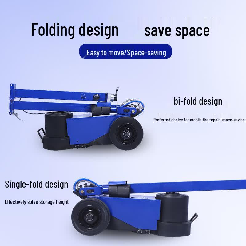 30-Ton Horizontal Pneumatic Hydraulic Car Jack