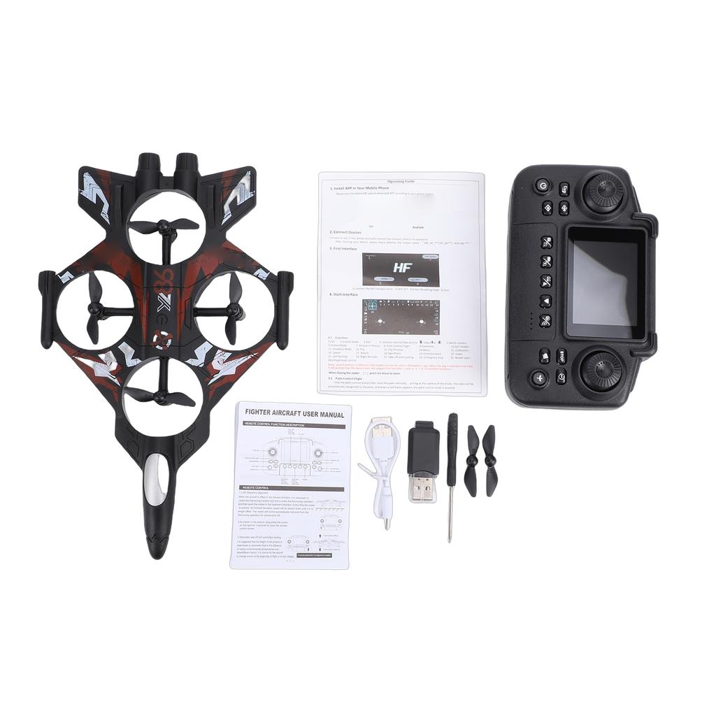 RC Airplane Remote Control Fixed Wing Aircraft with Camera 2.4G 360 Flip Flight Altitude Hold System 3 Speed Modes