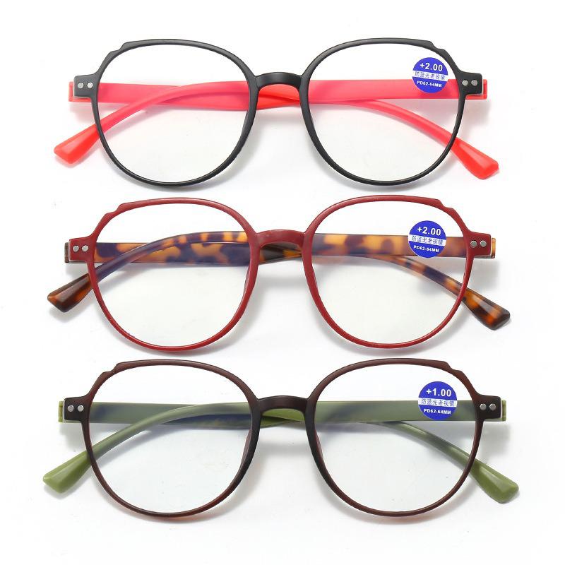High-End Anti-Blue Light Fashion Reading Glasses for Seniors