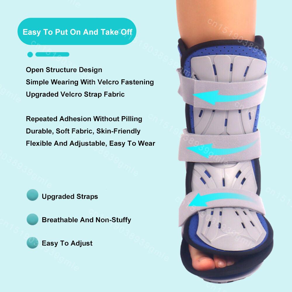 Adjustable Breathable Ankle Foot Fracture Support Brace Stabilizer Fixation Ankle Fracture Sprain Protector Ankle Fixing Splint