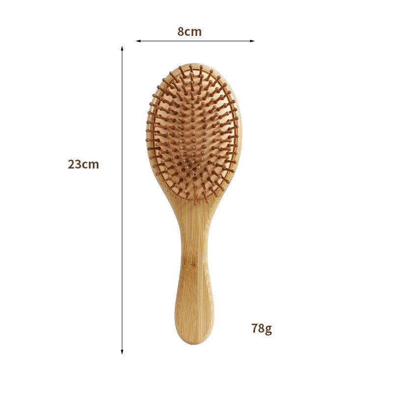 Bamboo Air Cushion Anti-Static Scalp Massage Comb for Women