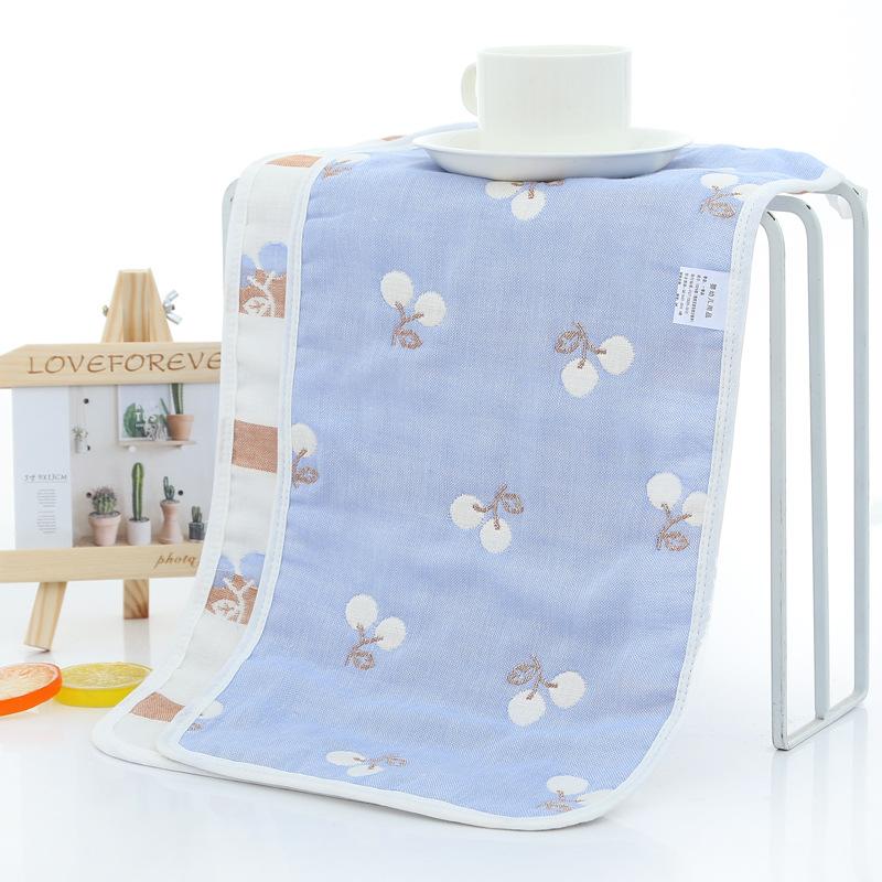 

Шість шарів бавовняних дитячих рушників Марлевий рушник для немовлят і дітей раннього віку Рушник для обличчя для миття обличчя 6 шарів мультяшного жакардового рушника для рук 50x25cm