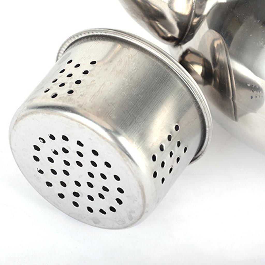 Pot With Tea Strainer Infuser Kitchen Stainless Steel 1.5L 2L