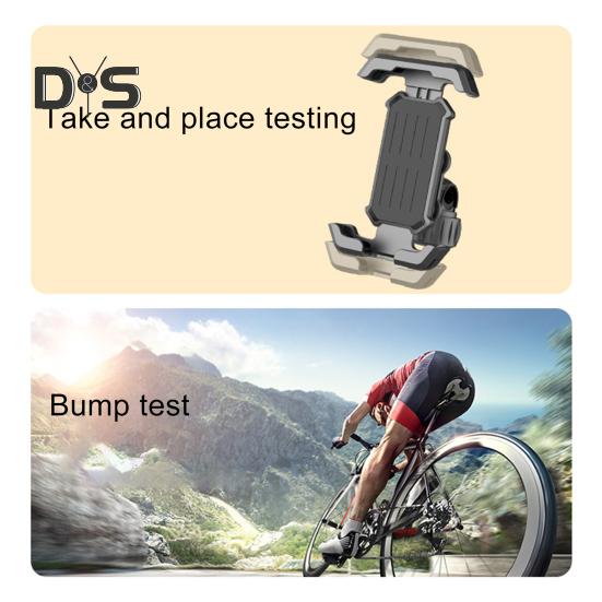 Universal Bike Phone Mount Shockproof Vibration Dampener for Mountain EBike Scooter Tool-Free Quick Release Holder with Air Cushion Tech Fits 4.7-7
