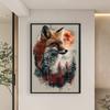 Full Embroidery Eco-cotton Thread 11CT Forest Fox Cross Stitch Kit Art 40x60cm