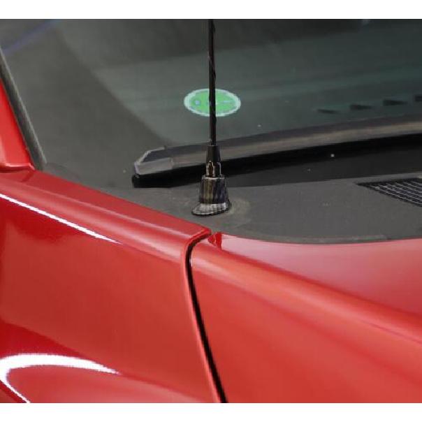 For - Ford F150 F-150 Carbon Look Antenna Base Moulding Decor Cover Trim
