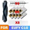 Robot Vacuum Replacement Kit: Main Brush, HEPA Filter, Side Brush, Dust Bag for Robotic Cleaners
