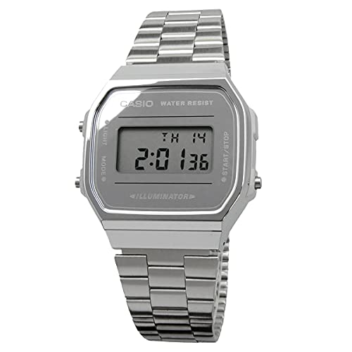 [Casio] CASIO Digital Watch Vintage Series A168WEM-7 Men's Women's Kids Silver Overseas Model [Parallel Import]