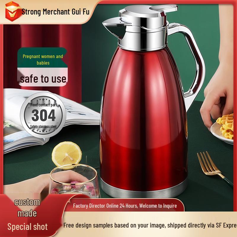 Custom Stainless Steel Double-Layer Insulated Thermos Bottle - Anti-scald, High-grade for Home & Commercial Use
