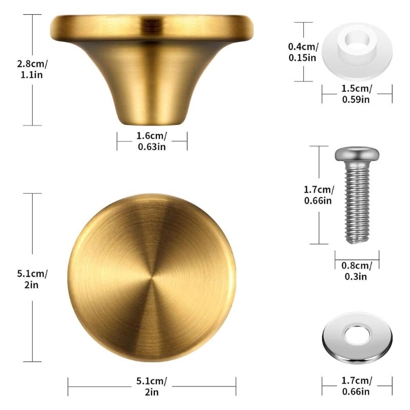 4 Stück Ofenknopf Ersatz Ofengeschirr Knopf Metallmaterial Ersatzknopf-Set Topfdeckelgriff Ersatzteile für Öfen