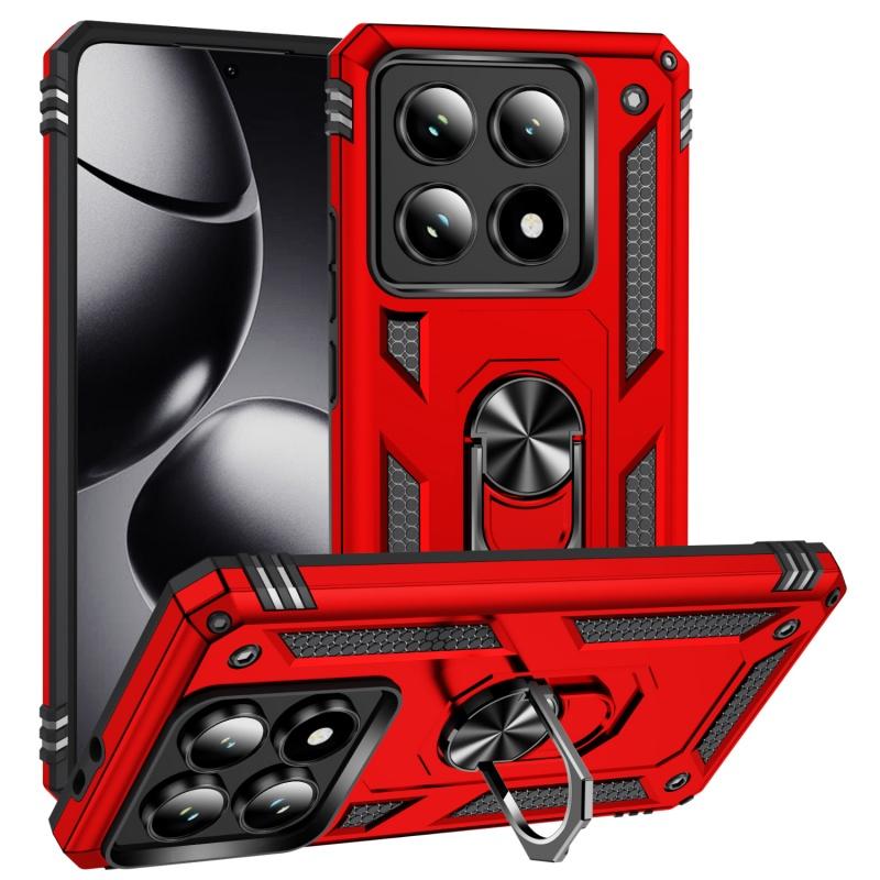 Armor Funda for Xiaomi 14T Pro 14T 5G Case Shockproof Magnetic Ring Stand Cover for Mi 14T 14 T T14 14TPro Protection Capa