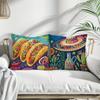Exotic Mexican - style Pillow CoversLiving room sofa cushion cover, soft and comfortable, bedroom room decoration