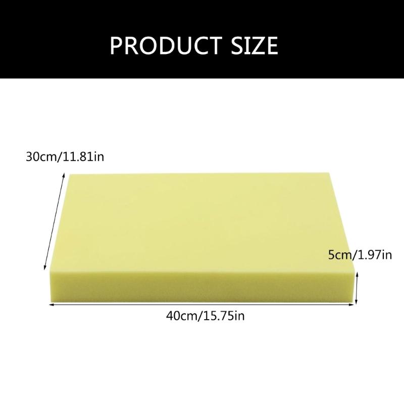 5 Pcs Pottery Foam Table Runner Yellow Pottery Tool Pottery Foam Pad Pottery Mould Tool for Craft