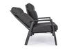 Sofa 2 Osobowa Bolzano Kanva Aluminum Antracyt