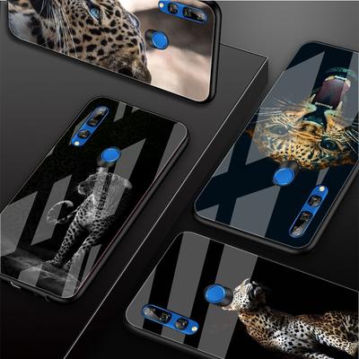 Jaguar Tempered Glass Phone Case For Huawei Honor 8X 9 10i 20i 20Lite 20Pro 30 Pro Cover Shell