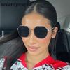 Vintage Square Punk Sunglasses Women  Luxury Brand Trendy Polygon Metal Frame Sunglass Classic Outdoor Driving Shades UV400