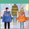 Fantasia Cosplay de Procurando Dory e Nemo com Tecido de Poliéster Para Festa à Fantasia de Halloween