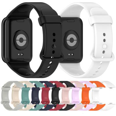 Für Xiaomi MI Band 9pro 8pro Redmi watch 4 Gummi Schmetterling farbene Schnalle Uhrenarmband Ersatz Handgelenkband TPU Sport-Uhrenarmband