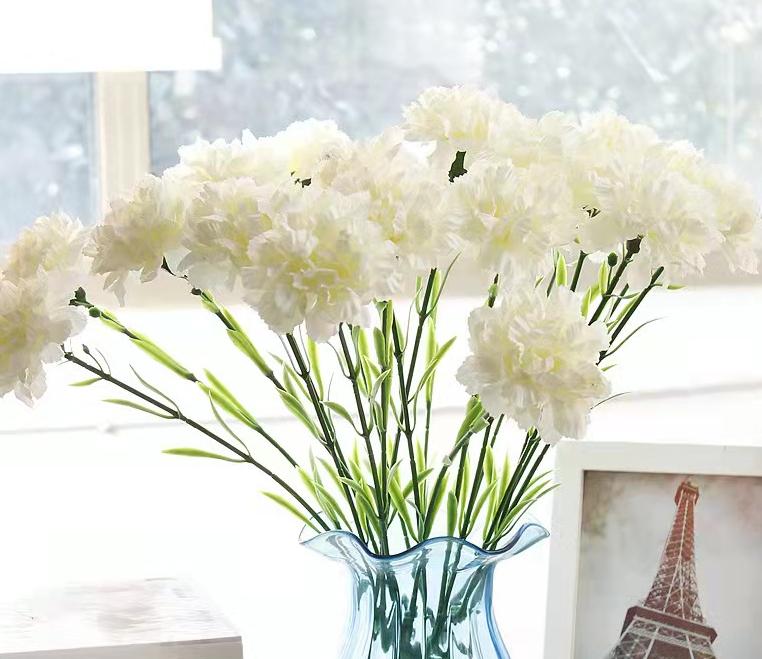 K-1030 Factory High Quality Flower Artificial Carnation For Decoration