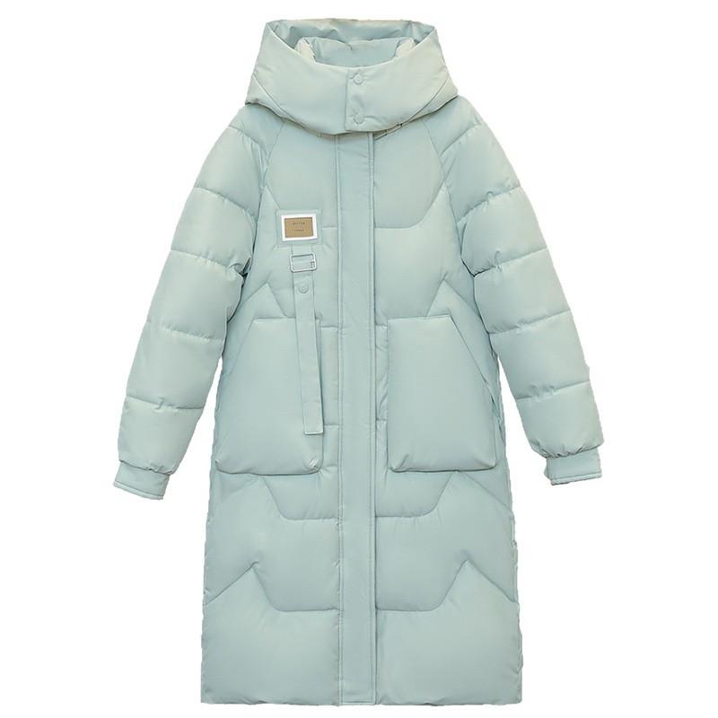 Padded clothes women's loose winter new over-knee long thickened warm padded clothes jacket temperament padded jacket tide
