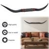70.8In 180CM Retro Ethnic Style Animal Horn with Hanging Hole Wall Hanging Ornament Multi-Purpose for Living Room Hallway Office