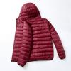Mode Automne et Hiver Doudoune à Capuche Ultra Légère en Duvet pour Homme Manteau Chaud en Plumes de Duvet Blanc Vêtements de Rue pour Homme