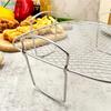 Air Fryer Rack 304 Stainless Steel Mesh Rack Barbecue Rack Microwave Steamer Oven Oil-draining Rack Accessory