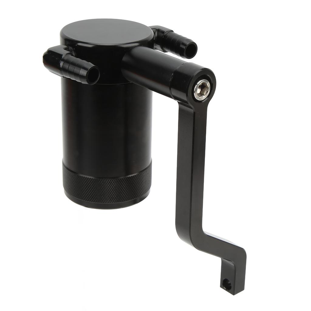 6.4L Black Billet Aluminum Billet Catch Can with Bracket Replacement for Chrysler 300 2011‑2021