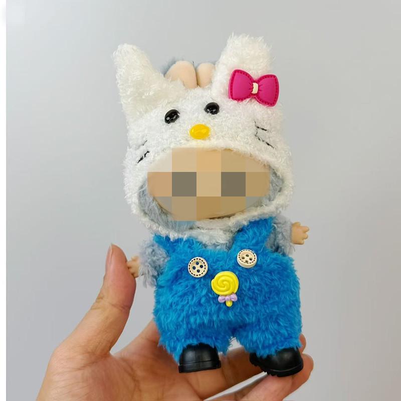 Labubu Pendant: Baby Clothes Blind Box - 17cm Macaron Vinyl.