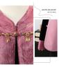 Mom's Spring Golden Velvet Suit: Middle-Aged & Elderly Women's Tang Vest & Top - New Spring/Autumn Style