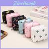 Travel Sanitary Pad Storage Bag With Sealable Cubic Design For Womens Period Supplies