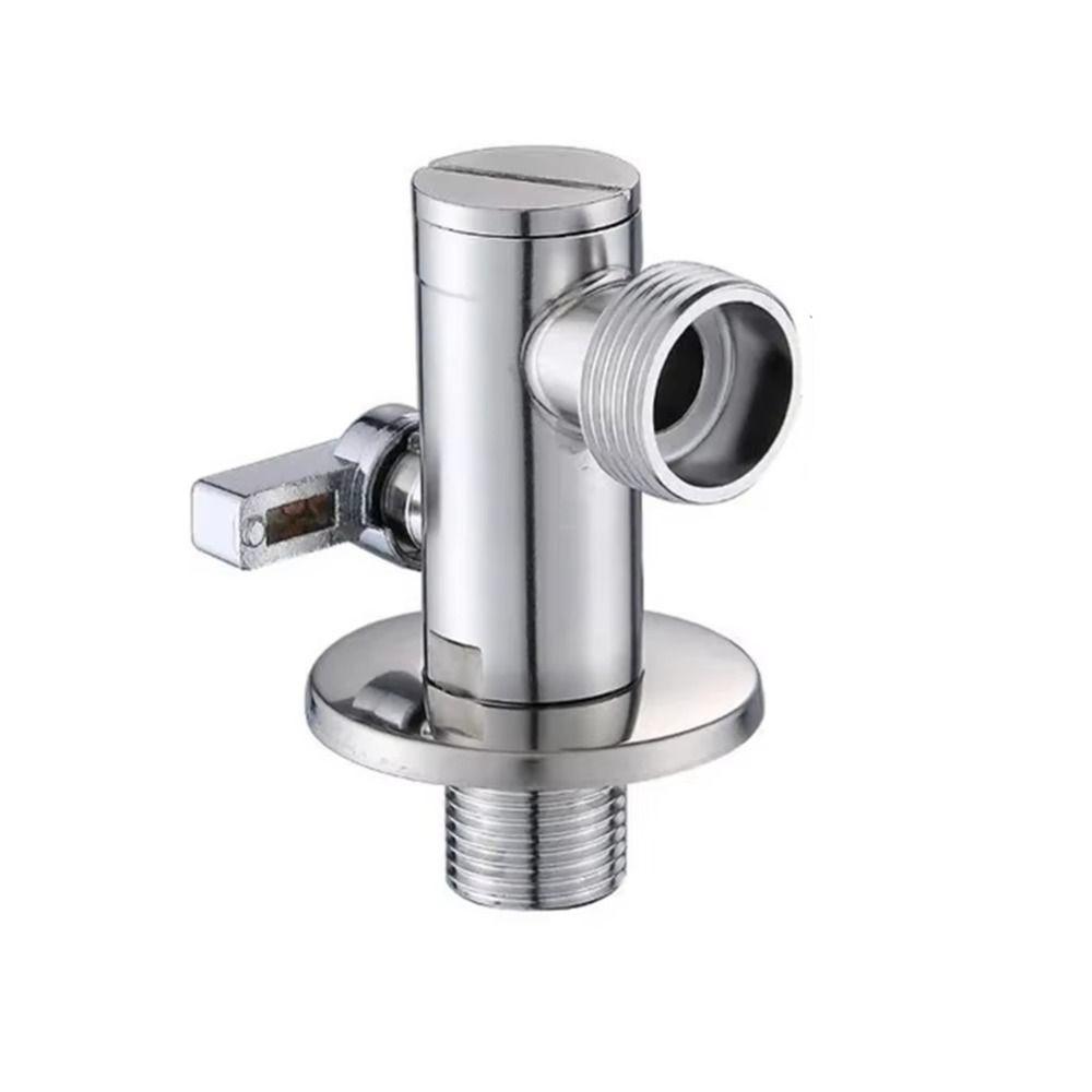 Water Saving Water Diversion Valve Space Saving Quick Opening Triangle Valve  Toilet Attachments