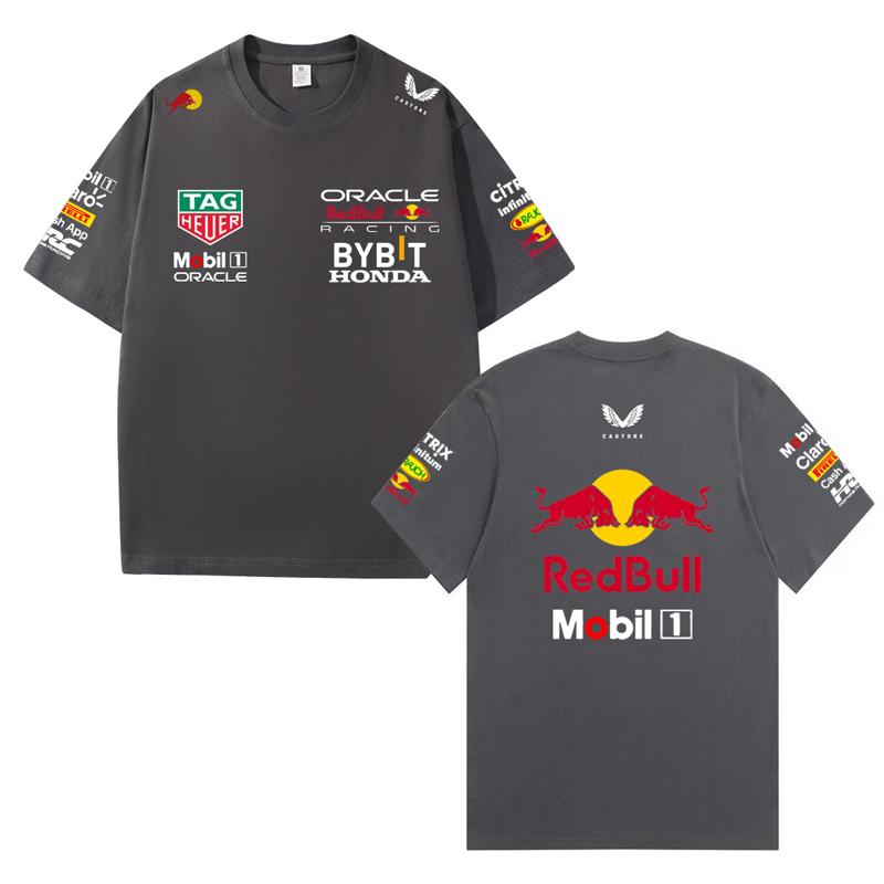 Καλοκαίρι 2026 Φόρμα Αγώνων F1 Red Bull Vestapan Ομάδα Στολή T-shirt Κοντομάνικο T-shirt Στρογγυλή Λαιμόκοψη