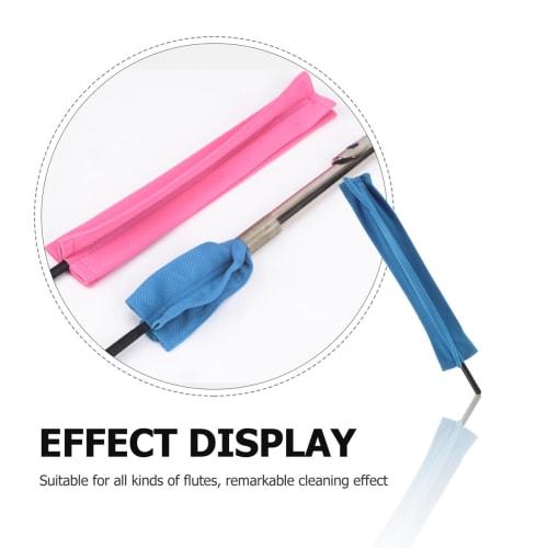 VICASKY Flute Cleaning Swab, Blue, Recorder Cleaning Stick, Care Supplies, Cleaning Tools, Wind Instrument Accessories