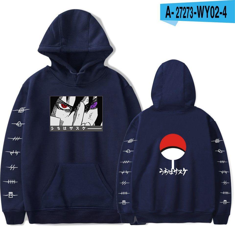 Japanese Anime Naruto Hoodies Men Kawaii Harajuku Manga Graphic Uchiha Itachi Sasuke Printed Streetwear Sweatshirts Unisex Pullovers Tops