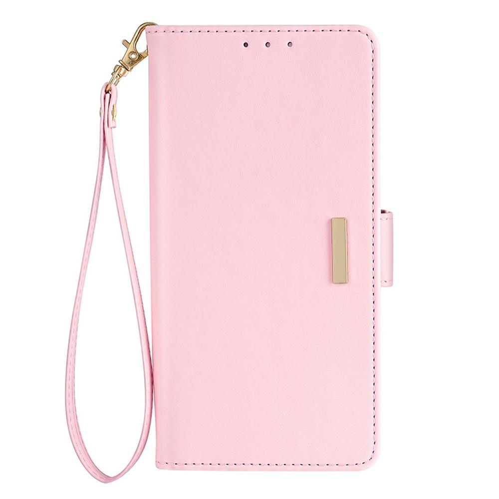 For Motorola Edge 50 Neo 5G/Moto S50 5G/Thinkphone 25 5G Leather Wallet Case RFID Blocking Stand Cover with Hand Strap