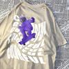 Colorful Astronaut Space Skateboard Clothes Man Crewneck Oversize T Shirt Pattern Cotton Streetsweat Fashion Loose Tshirt Women