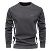 Gant Embroidered Autumn New Men's Long Sleeved Patchwork Hoodie Men's Casual Slim Fit Round Neck Sports Pullover