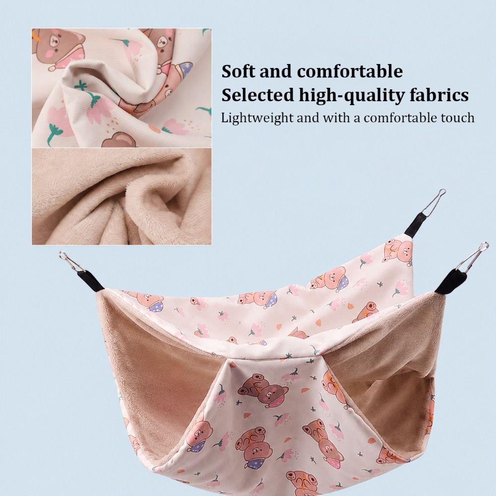 Pet Cage Accessories Guinea Pig Hanging Hammock Small Animals Sleeping Pouch for Small Animals