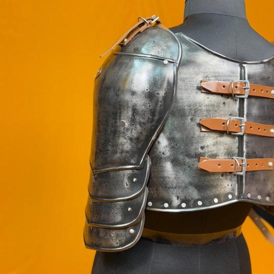 Armor Set Zireael Cuirass, Pauldrons Shoulder Guard Epic LARP Cosplay Costume for Fantasy Warriors