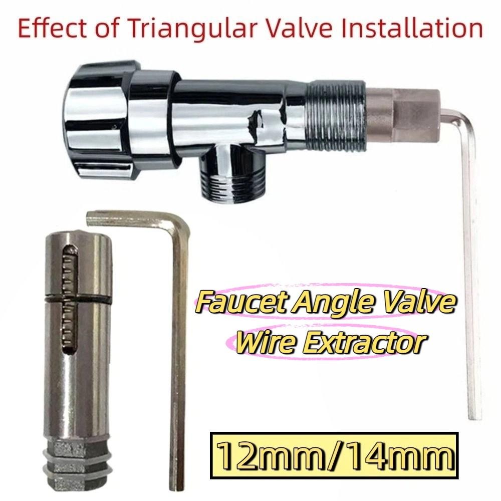Efficient Broken Wire Extractor Rust-proof Bolt Extractor Kit Broken Screw Extractor Water Faucet